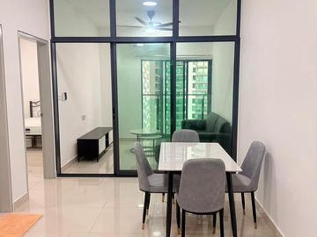 studio unit semi furnished 2 car park Bayu Residensi Sri Gombak