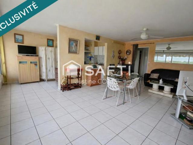 Studio meublé, plage à 400 m, charges incluses