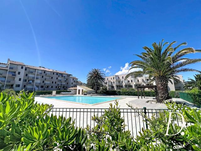Studio vue mer Plage privée résidence Saint Cyprien 18m² Saint Cyprien