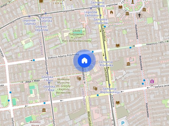 Studio z antresolą w centrum Łodzi | PL / RUS