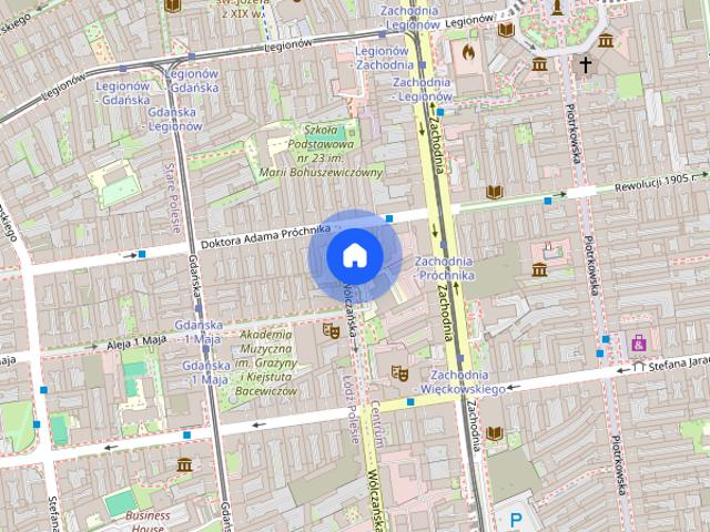 Studio z antresolą w centrum Łodzi | PL / RUS