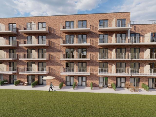 Stue lejlighed med lækker terrasse billederne er fra en anden lejlighed magen til