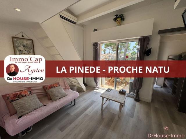 Stuido cabine + mezzanine avec place de parking et piscine proche village natu