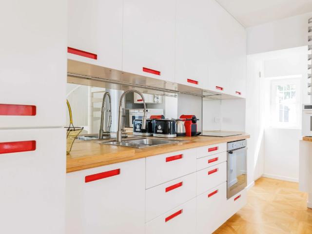 Stunning 47m2 Triplex Apartment on the Ground Floor with Courtyard View, Paris Amsterdam Apartments for Rent