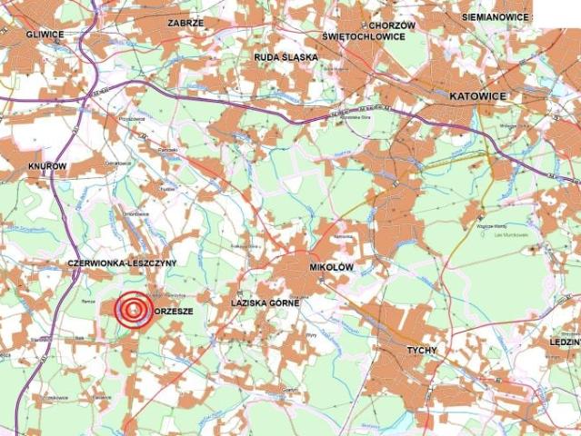 Stuska 3 918 m², Orzesze