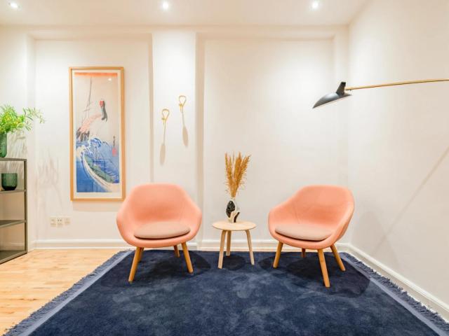 Stylish double bedroom in shared flat in bustling Indre By