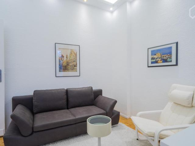 Stylish furnished apartment with terrace in an old historical building in Schöneberg, Berlin Amsterdam Apartments for Rent