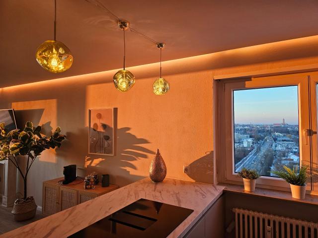 Stylish sunset apartment in Augsburg