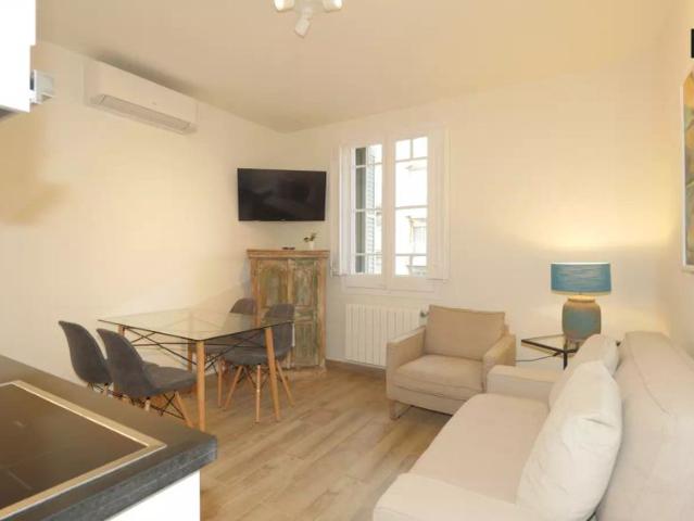 Stylish 1 bedroom apartment with AC for rent near Sagrada Familia in Eixample