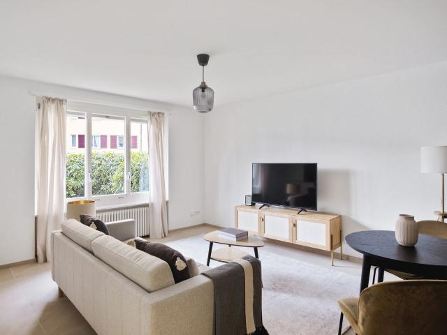 Stylish 1 Bedroom Furnished Apartment in Oerlikon with City Views, Zurich Amsterdam Apartments for Rent