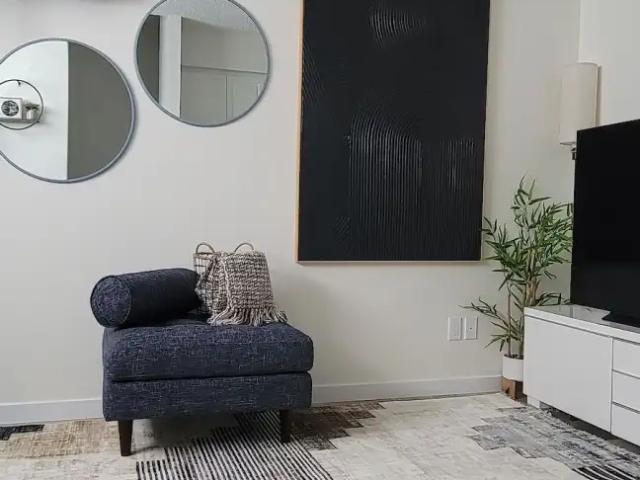 Stylish 1BR Basement Private Entrance and Security Features