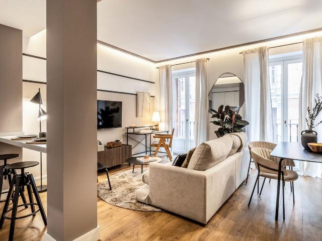 Stylish 2 Bedroom Apartment in Centro with Modern Design and Dedicated Workstation, Madrid Amsterdam Apartments for Rent