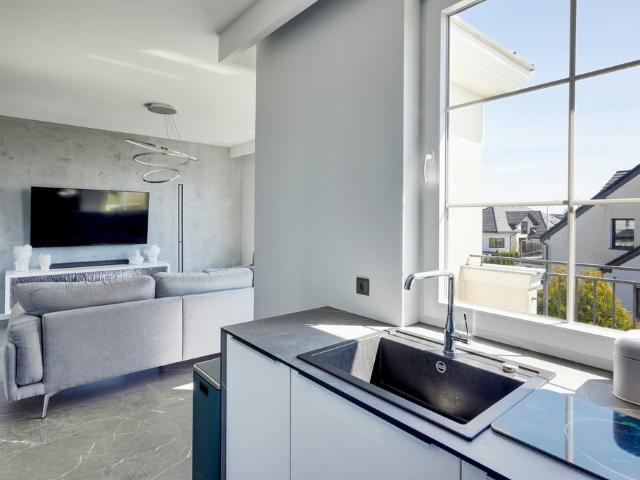 Stylowy 67 m² apartament z tarasami i poddaszem
