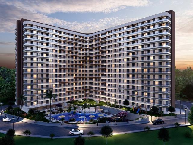 Sprzedam stylowy 62 m² apartament z basenem w Erdemli