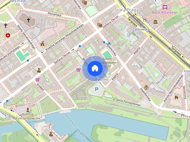 Stylowa kawalerka przy Porcie Praskim / Metro Dw. Wileński