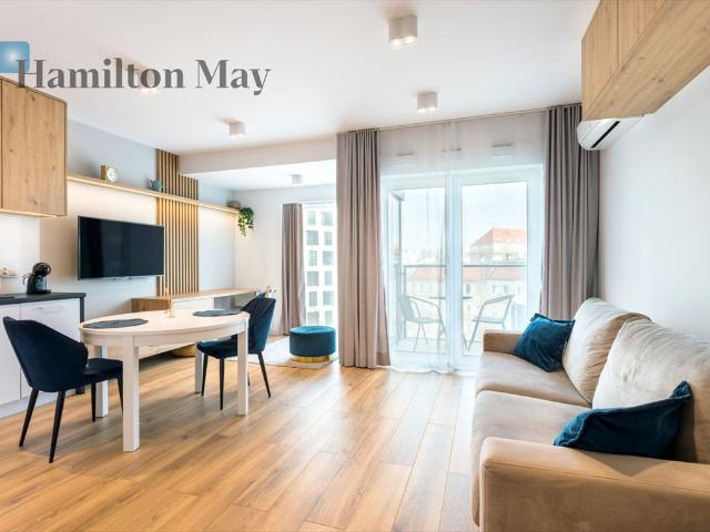 Stylowe studio z balkonem w prestiżowej inwestycji