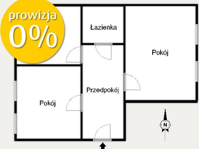 Stylowe 2 pokoje z wysokimi sufitami na Ołbinie polecam!