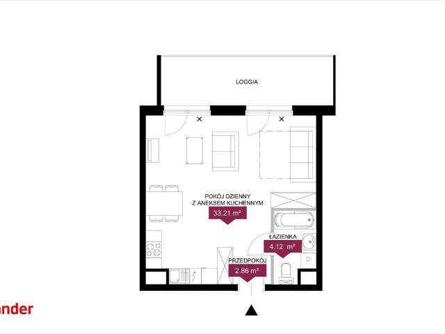Stylowe 40m² na Jeżycach możliwość aranżacji 1 lub 2 pokoi