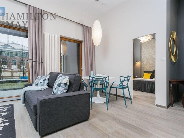 Stylowe 42 m² w sercu Krakowa z balkonem i ogrodem