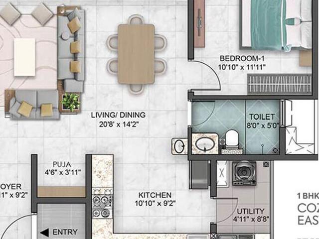 Sumadhura Capitol Residences 3 Bedroom 1635 Sq. Ft. Apartment in Whitefield Bangalore Listing ID: #10217