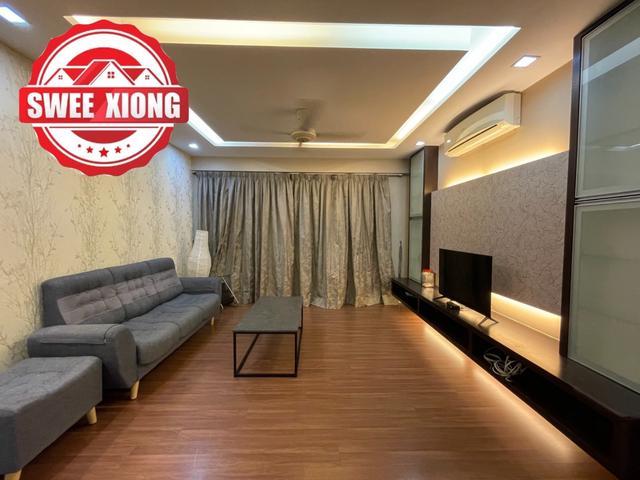 SUMMER PLACE CONDO 1313sf 2CP FULLY RENO FURNISH JELUTONG SEA VIEW