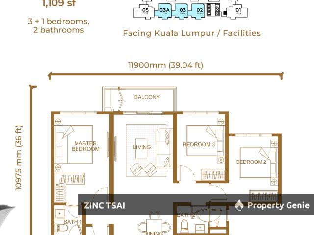 Sunway Artessa {Save RM 75,000} 5 mins drive to LRT Sri Rampai