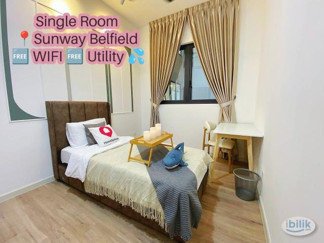 Sunway Belfield | Brand New Fully Furnished | Middle Room | Covered Walkway to Monorail Station