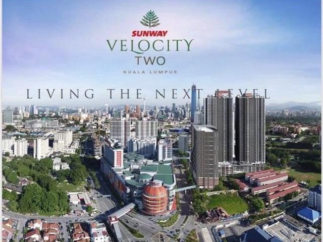 Sunway Velocity TWO Fully Furnished 936sf 2R2B 1 Car Park