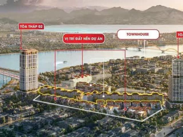 Sun Group mở bán nhà phố 7 tầng ngay sông Hàn cầu Trần Thị Lý Đà Nẵng, sổ đỏ riêng, giá tốt, vị