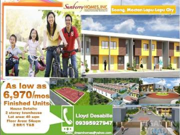 Sunberry Homes in Lapu City Near beach
