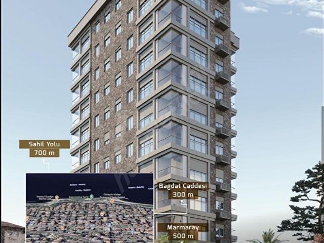 SUADİYE'DE CADDEYE YAKIN 2+1 2 BANYOLU 85m Net