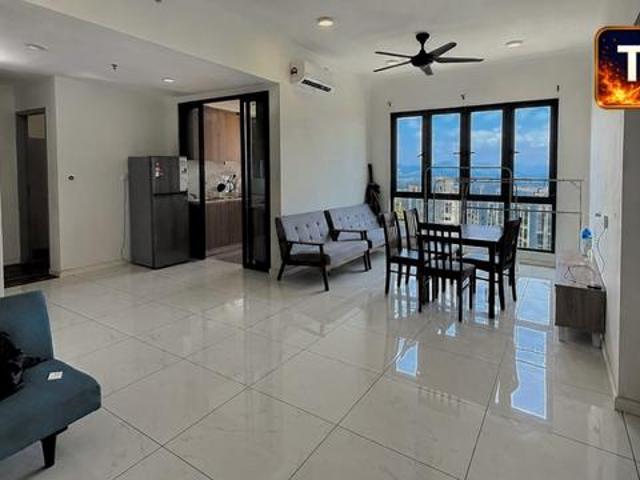 Suasana Batu Kawan For Rent High Floor Fully Furnished 3R2B