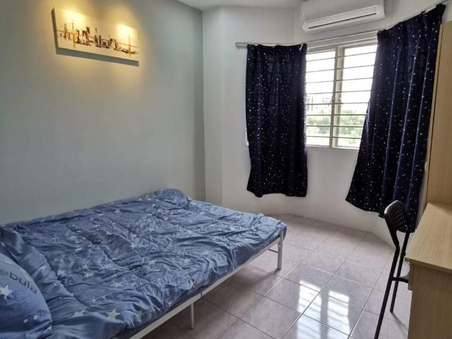 Subang BestariLOW DEPOSITFully Furnished Single Aircond Room For Rent 有房出租ℕℂ &