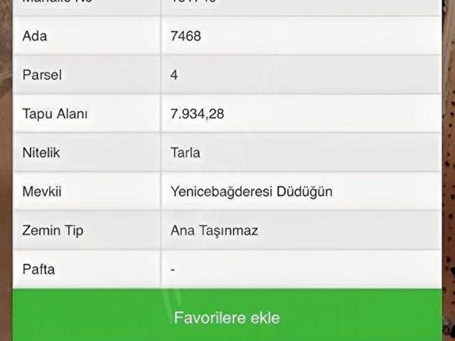 SUBOĞAZ SINIRI SATLIK KÜÇÜK PARÇA