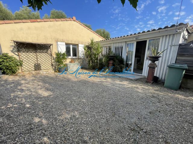 Sud d'Anduze, charmante maison de plain pied F4 avec garage