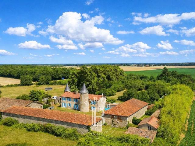 Sud Vienne Demeure du 17ème siècle et ses dépendances 7. 290m² Civray