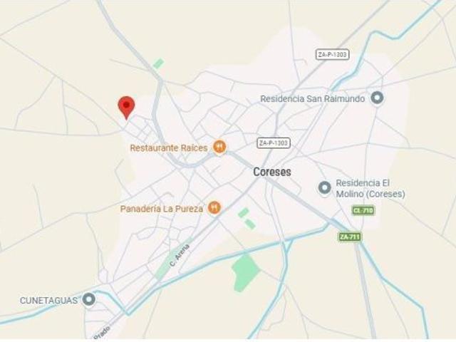 Suelo urbano consolidado en Coreses, Zamora