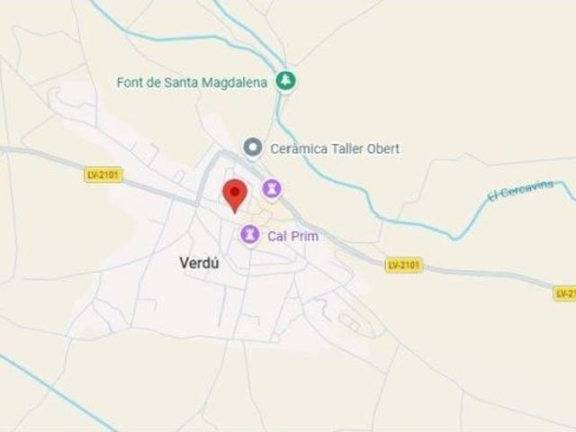 Suelo urbano consolidado en Verdú, Lleida