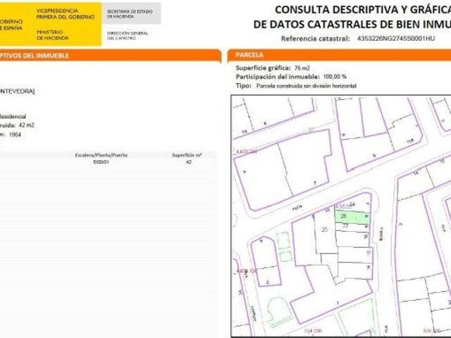 Suelo urbano de 252 m², de uso residencial, en venta en Vigo