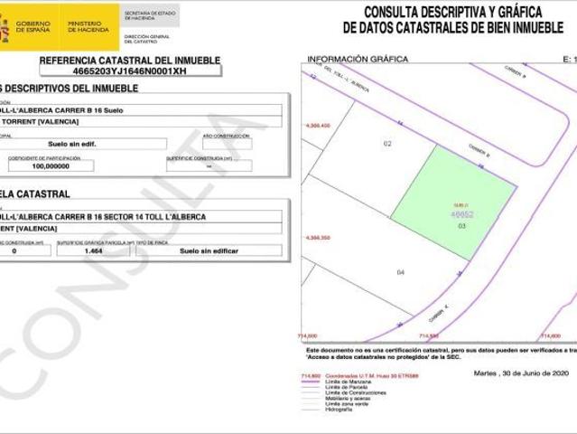 Suelo Urbano de Uso Terciario con Gran Potencial en Torrente