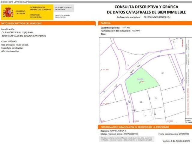 SUELO URBANO EN LOS CORRALES DE BUELNA