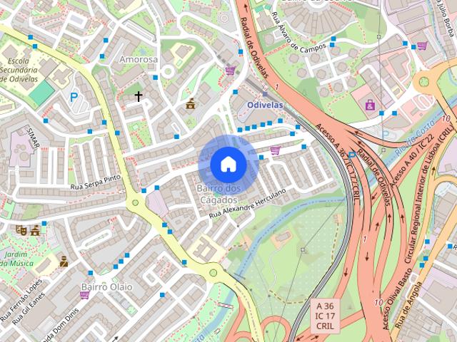 Suite ou Apartamento em Odivelas Junto ao Metro 1min