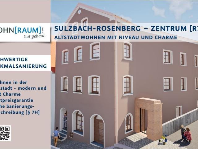 SULZBACH ROSENBERG ZENTRUM [R7] 3 Zimmer Wohnung mit Sonderabschreibung Denkmalschutz