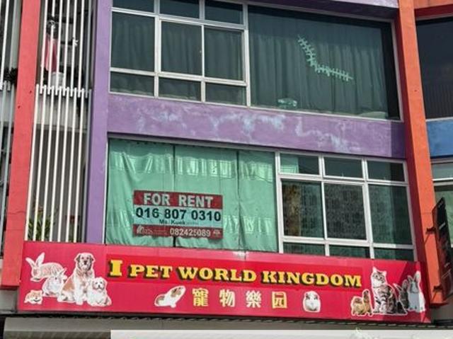 Super Intermediate Shoplot First Floor for Rent! Located: Tabuan Tranquility 3