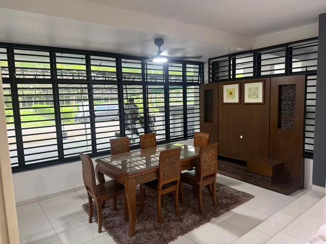 Super link double storey house for rent east ledang