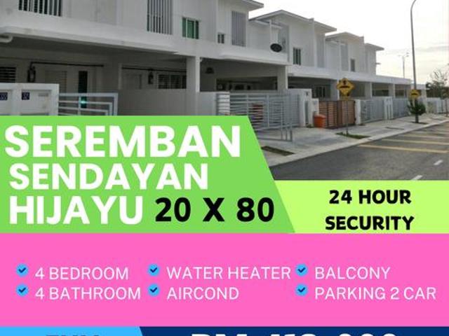 SUPER LOWER PRICE SEREMBAN SENDAYAN HIJAYU 20x80 Double STOREY