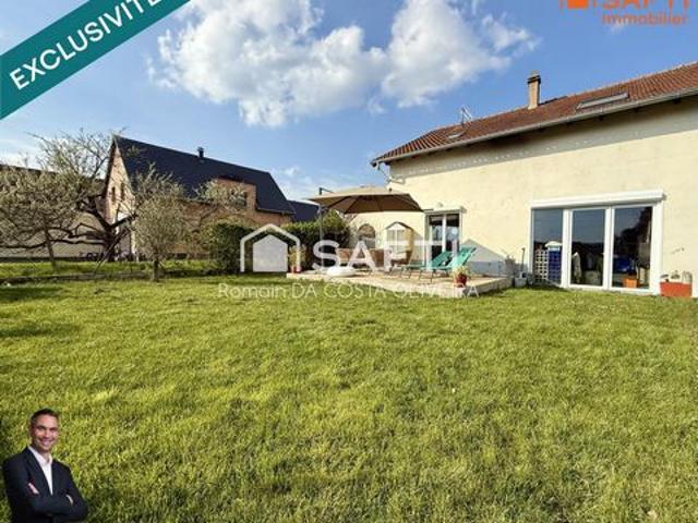 Superbe maison atypique de 6 pièces disposant d'une terrasse, d'un jardin et d'un garage !