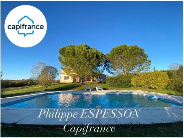 MAISON COMTEMPORAINE SUR TERRAIN DE 9430M2 AVEC PISCINE SAINT PARDOUX ISAAC