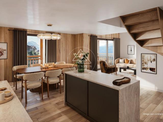 Superbe appartement neuf de 3 chambres en duplex au centre d. 81m² Morzine Avoriaz
