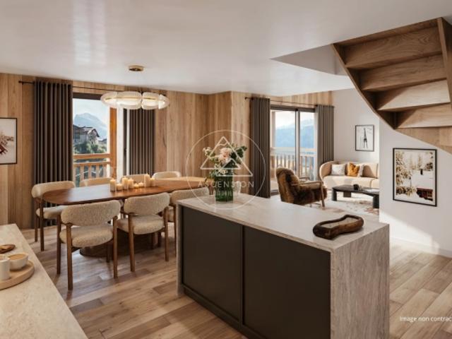 Superbe appartement neuf de 3 chambres en duplex au centre de Morzine